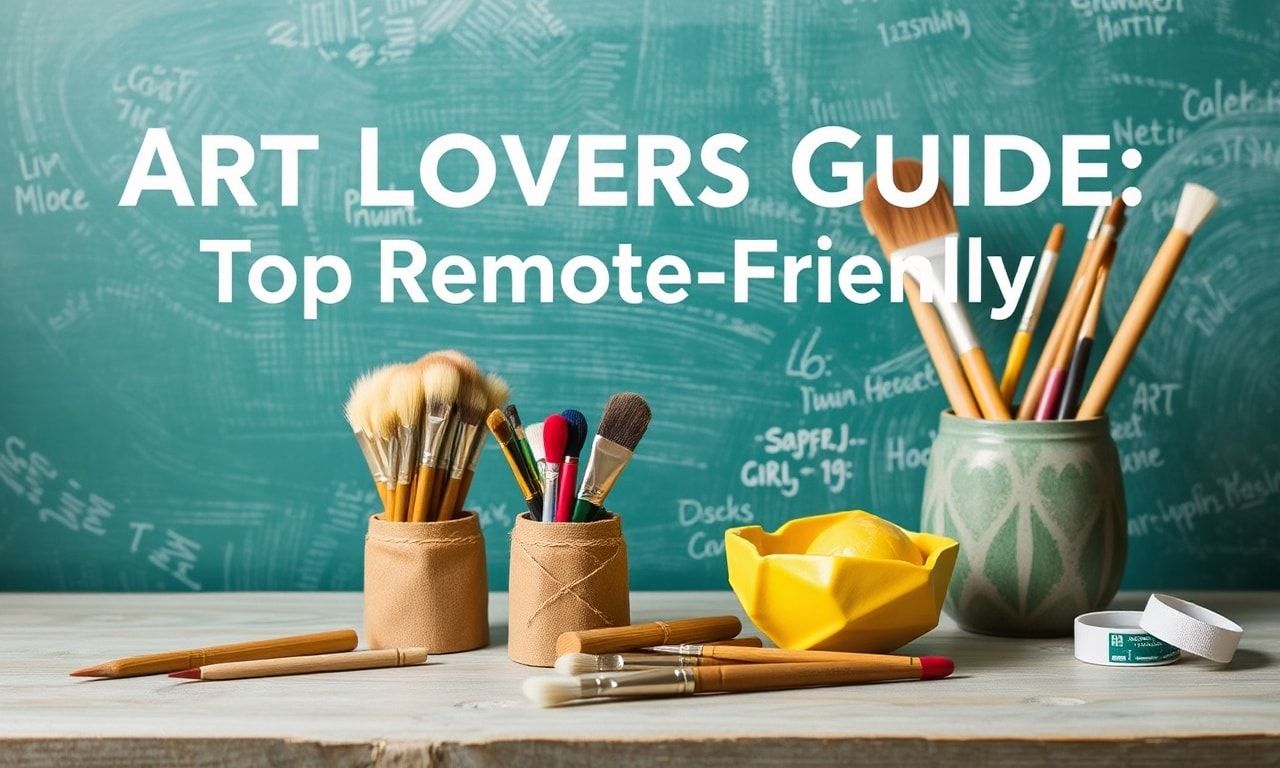 Art Lovers' Guide: Top Remote-Friendly Art Supplies in 2024