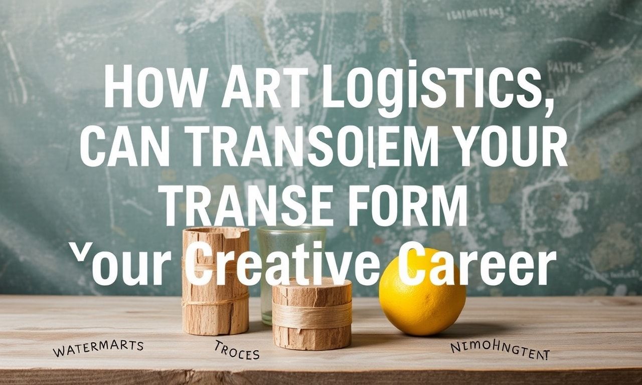 How Art Logistics Can Transform Your Creative Career