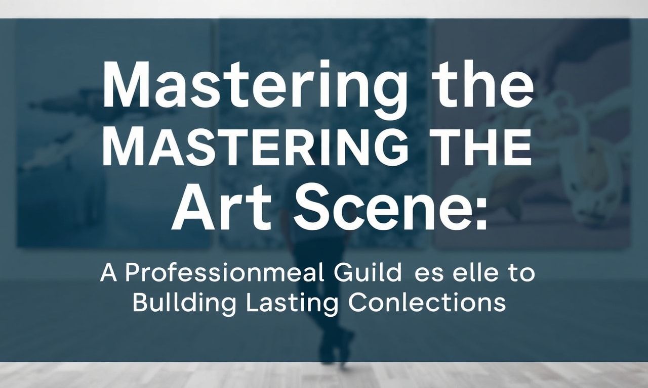 Mastering the Art Scene: A Professional's Guide to Building Lasting Connections
