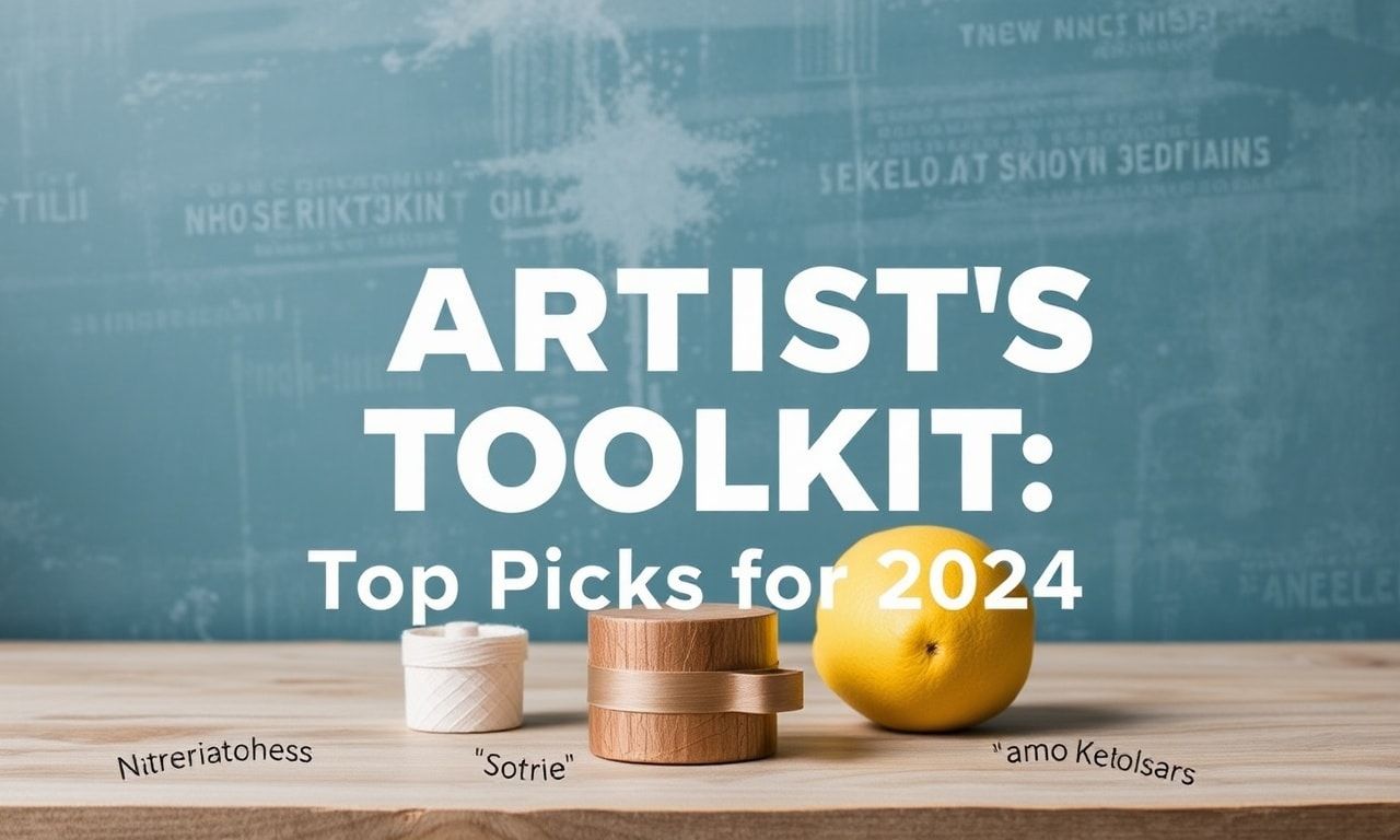 The Artist's Toolkit: Top Picks for 2024