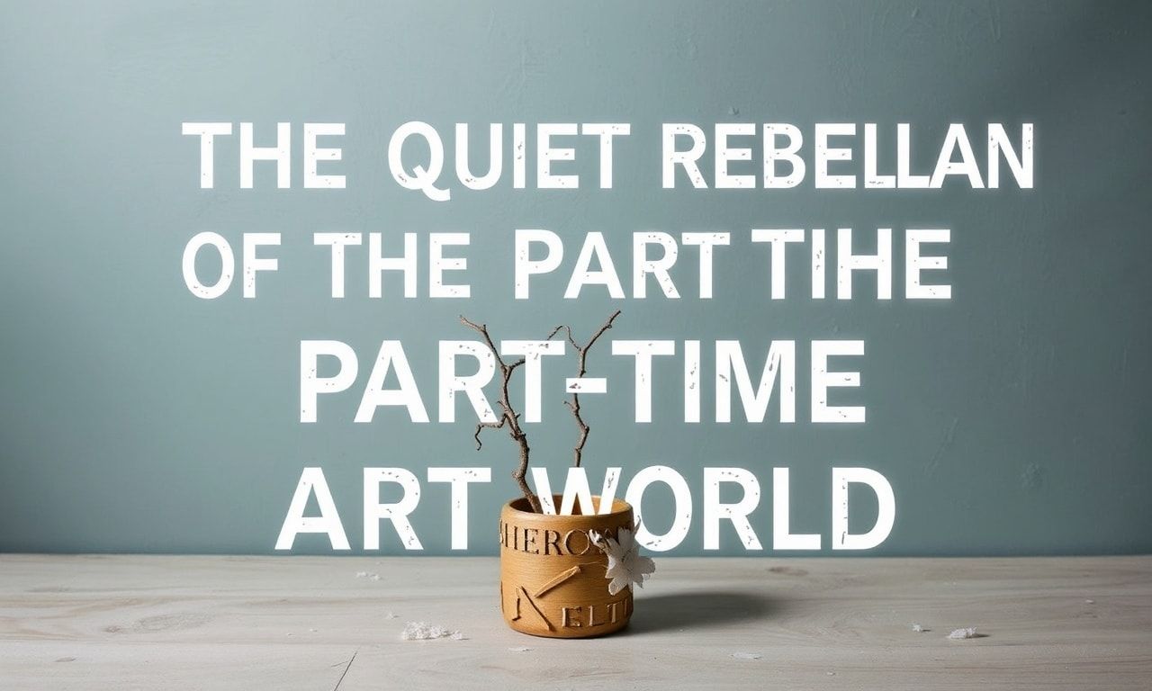 The Quiet Rebellion of the Part-Time Art World