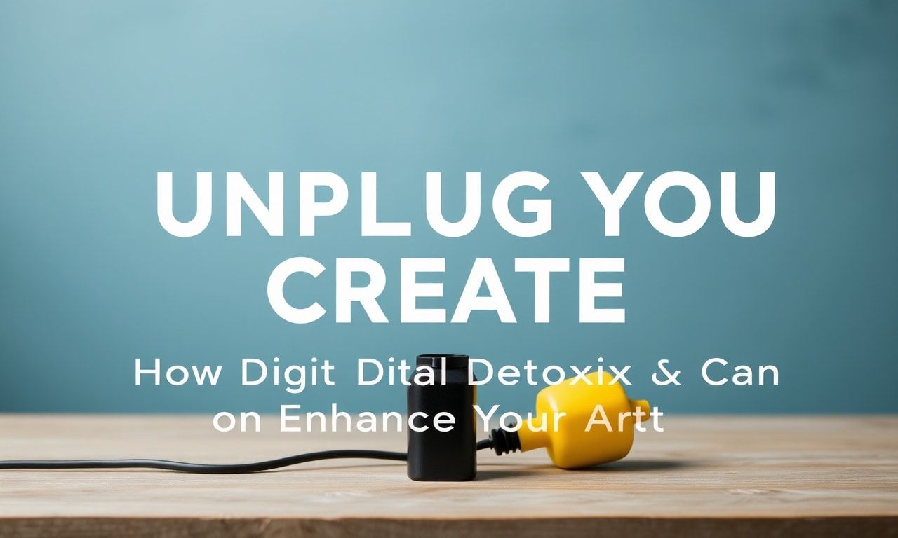 Unplug and Create: How Digital Detoxing Can Enhance Your Art