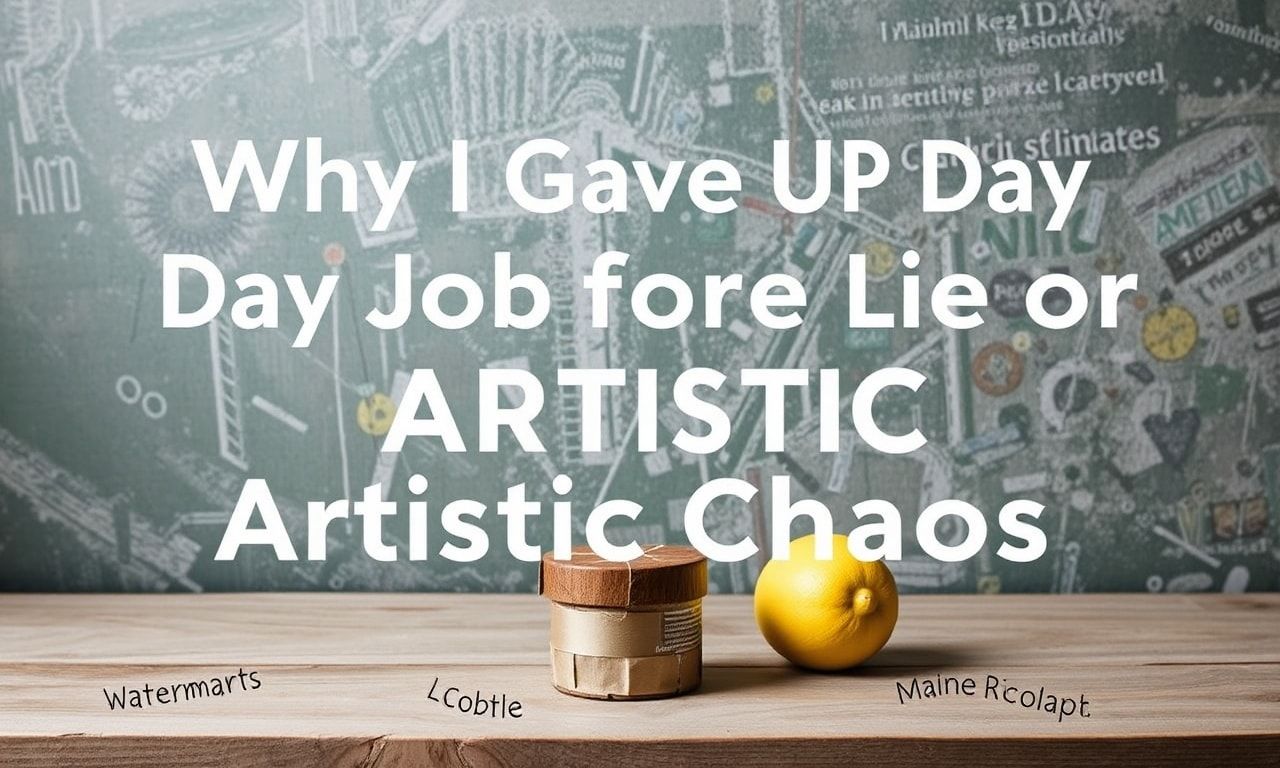 Why I Gave Up My Day Job for a Life of Artistic Chaos