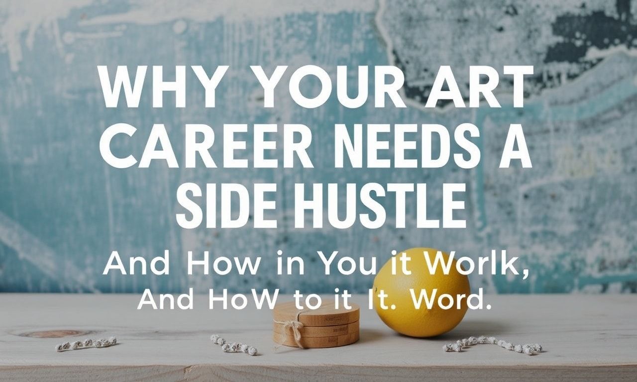 Why Your Art Career Needs a Side Hustle (And How to Make It Work)
